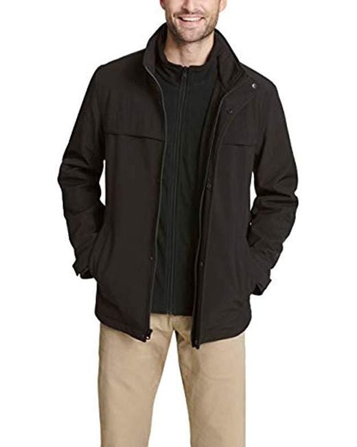 Dockers Fleece Soft Shell Jacket (regular And Big And Tall Sizes) in ...