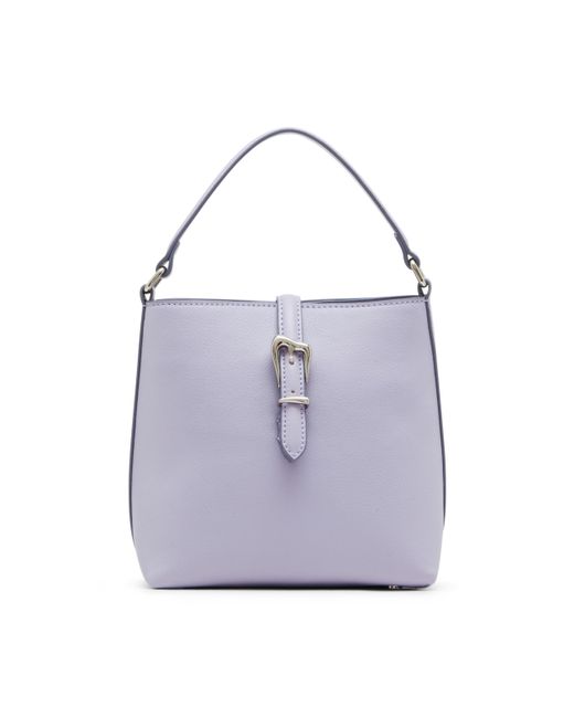 Anne Klein Purple S Small Bucket With Detachable Strap