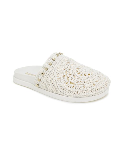 Kensie White Paislee Clog
