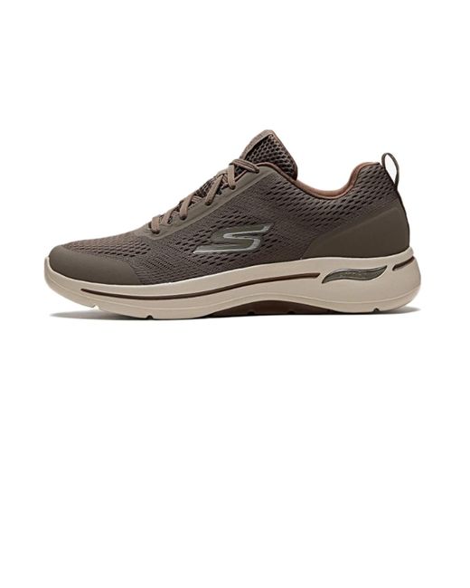 Skechers Brown Gowalk Arch Fit-athletic Workout Walking Shoe With Air Cooled Foam Sneaker for men