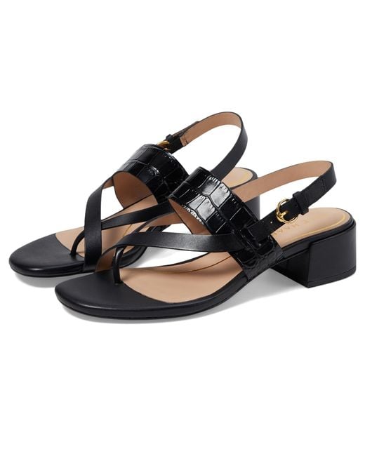 Cole Haan Anica Lux Block Heel Sandals Heeled in Black Lyst
