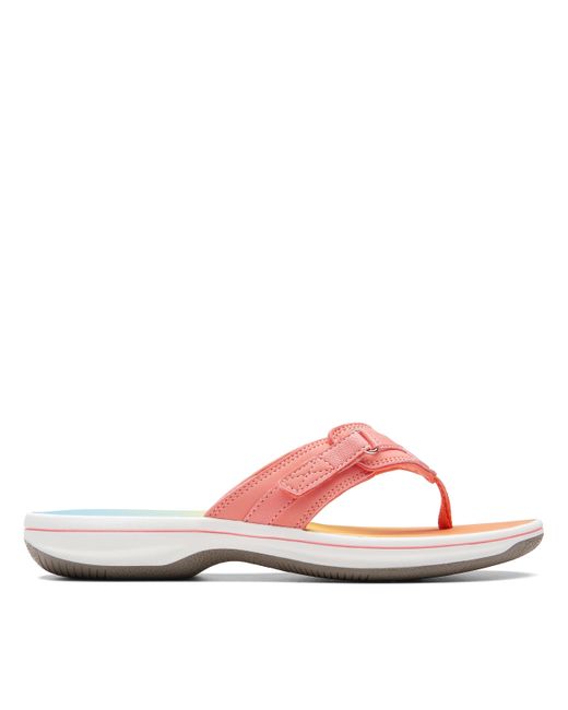 Clarks Breeze Sea Flip-flop in Pink | Lyst