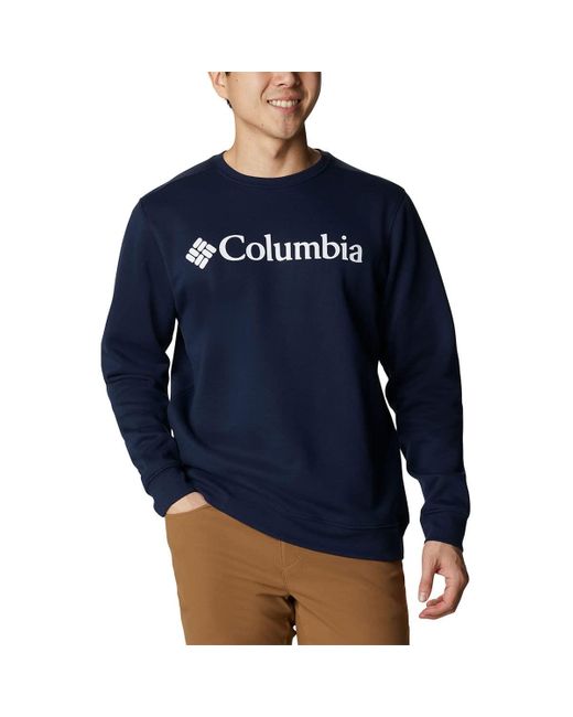 Columbia Blue Trek Crew for men