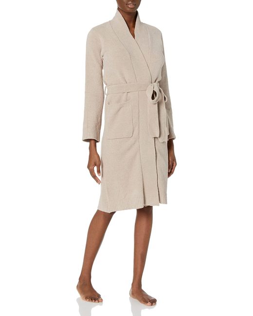 N Natori Aurasolid Robe in Mink (Natural) Lyst