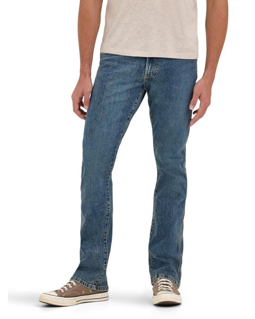 Wrangler Blue Regular Fit Bootcut Jean for men