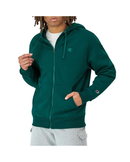 Champion Green Zip-up Hoodie for men