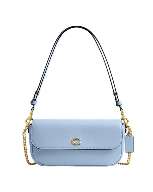 COACH Blue Brook Flap Chain Bag