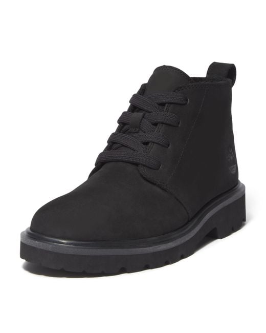 Timberland Black Rowan Way Mid Warm Lined Chukka Boot