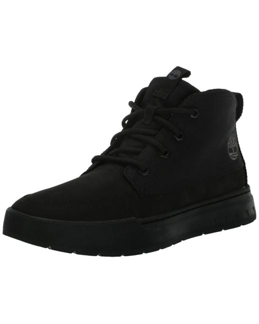 Timberland Black Maple Grove Mid Lace Up Sneaker for men
