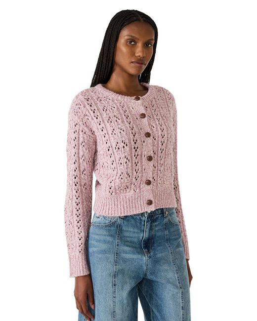 Steve Madden Women's Red Apparel Jordyn Cardigan