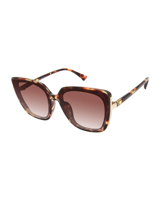 Vince Camuto Brown Vc964 Oversized Uv Protective Cat Eye Sunglasses Luxe Gifts For