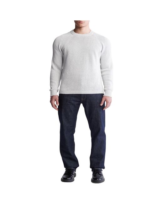 Calvin Klein Gray Straight Fit Jeans for men