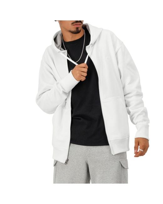 Champion White Zip-up Hoodie for men