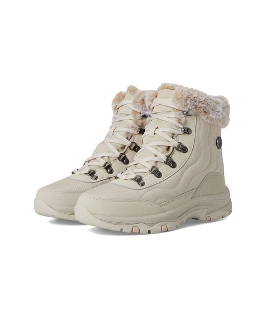Fur trimmed hiking boots online