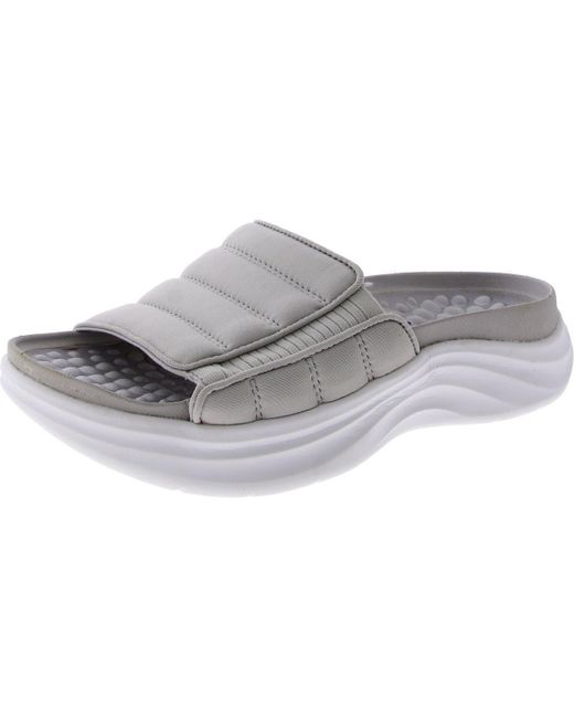 Dr. Scholls Gray Feel Free Slide Sandal
