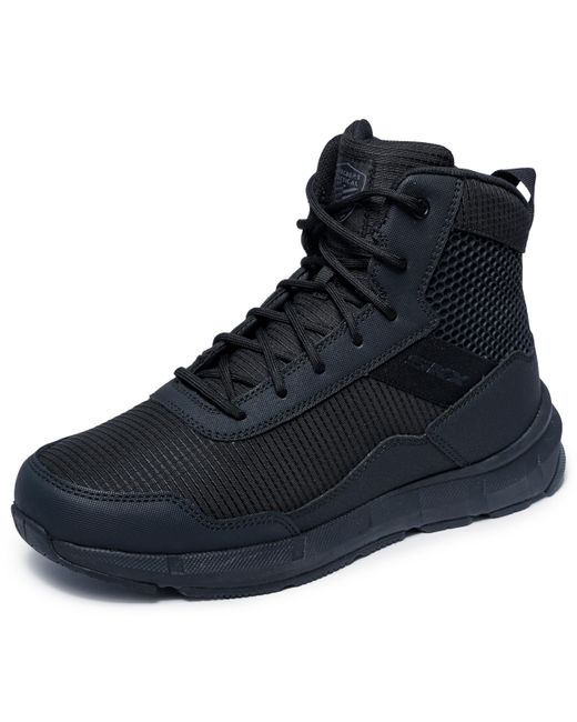 Skechers Blue Terradraft 6 Inch Tactical Zip Up Mesh Military Boot for men