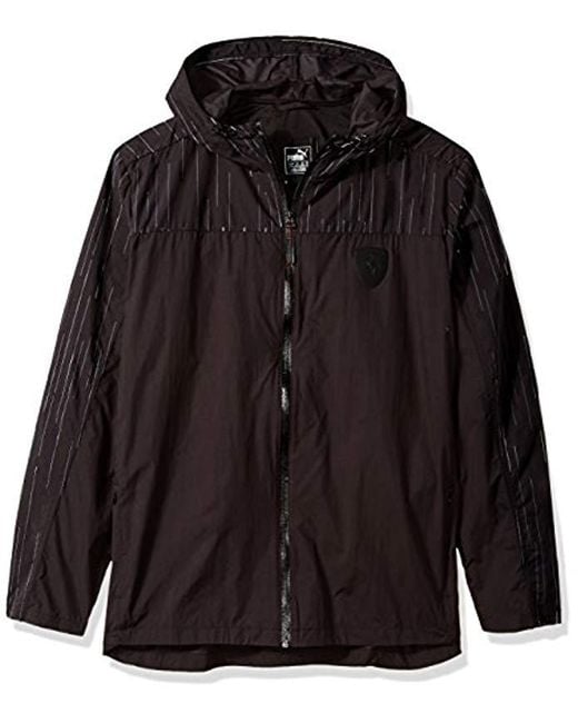 Men\u0027s Black Ferrari Nightcat Jacket