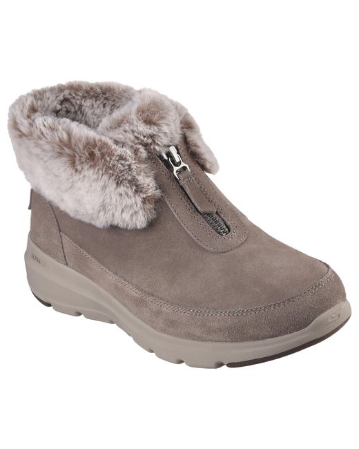 Skechers Gray On-the-go Glacial Ultra-sweet Vibes Ankle Boot
