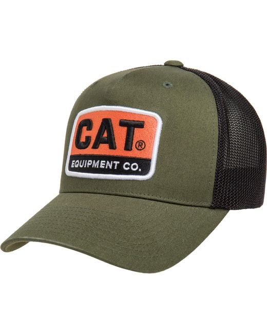 Caterpillar Green Cat Equipment 110 Cap for men