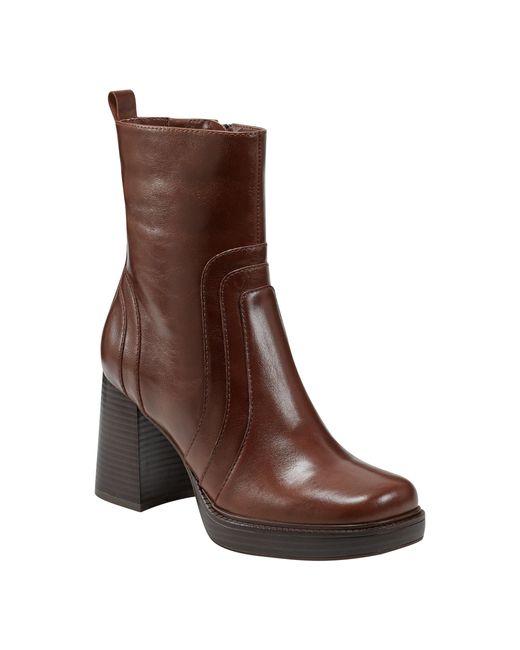Marc Fisher Brown Abitha Ankle Boot
