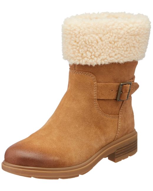 UGG Lace Harrison Cuff Fashion Boot in Chestnut Suede (Brown) Lyst
