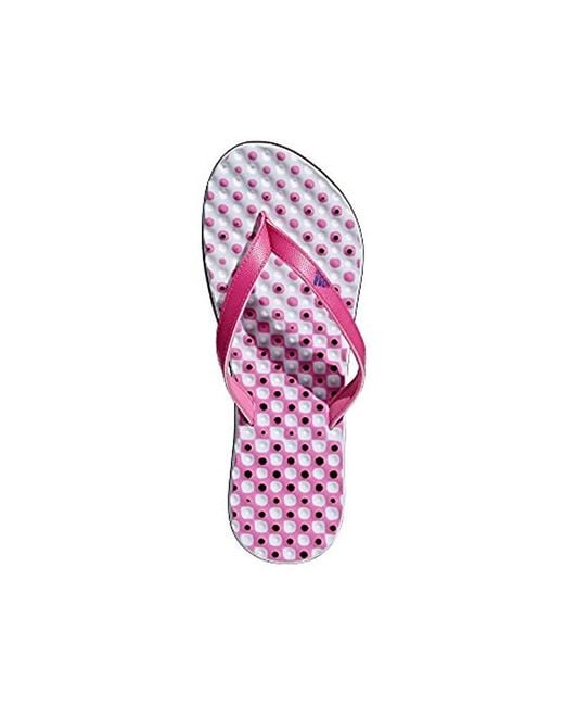 Adidas Pink Eezay Dots Flip Flops