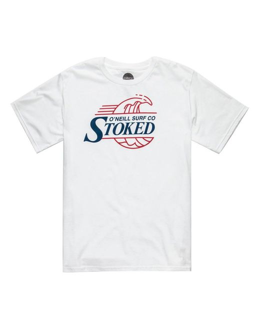 O'neill Sportswear White Mix Up T-shirt for men