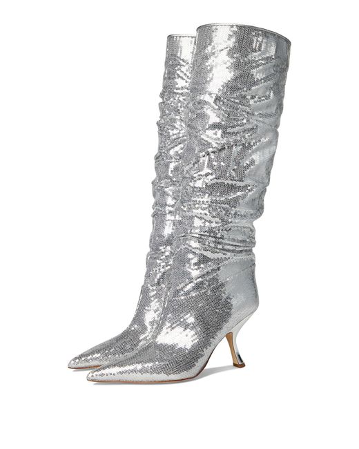 Michael Kors Gray Luna Knee High Boot