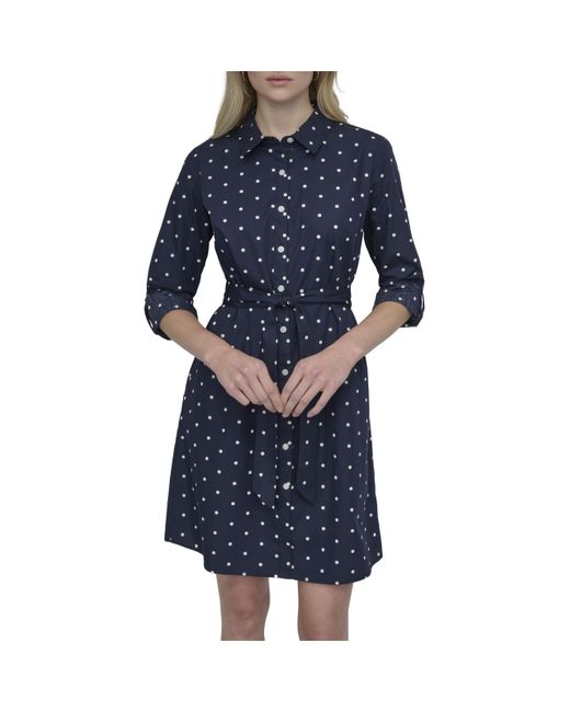 DKNY Women's Blue Dress