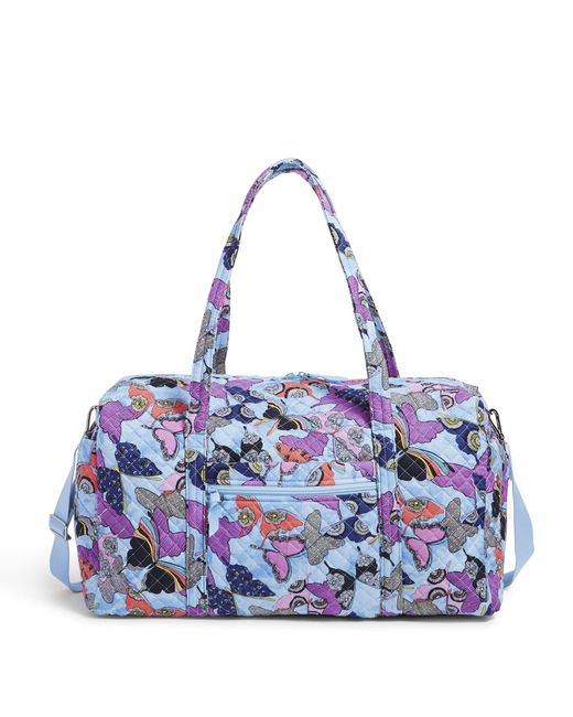 Vera Bradley Recycled Cotton Large Travel Duffel Bag in Purple Lyst