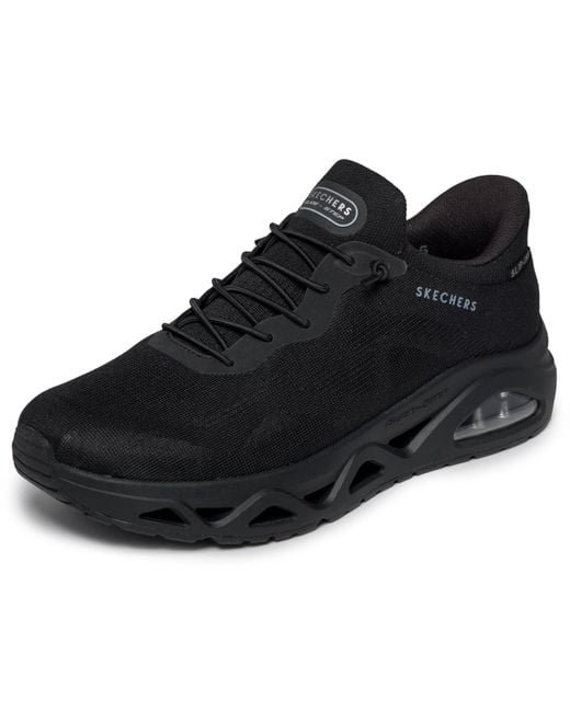Skechers Black Uno Glide-step-air Gliders Hands Free Slip-ins Sneaker
