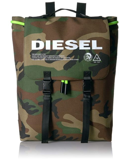 diesel camo backpack