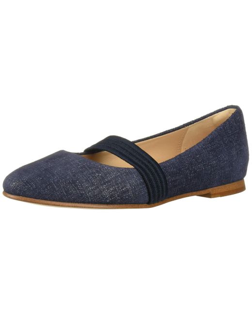 Clarks Leather Grace Faye Ballet Flat in Blue - Save 44% | Lyst