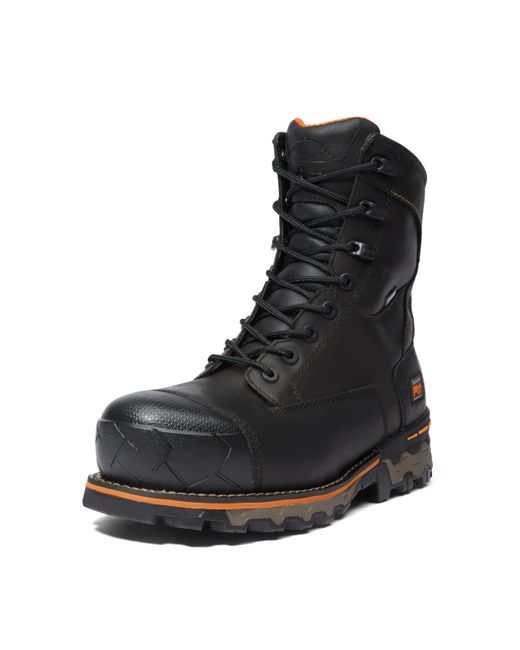 Timberland Boondock Industrial Work Boot in Black for Men Lyst