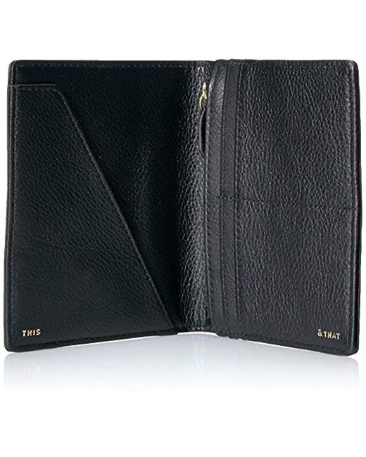 Fossil Mens Leather Passport Wallet Wallets Keweenaw Bay Indian