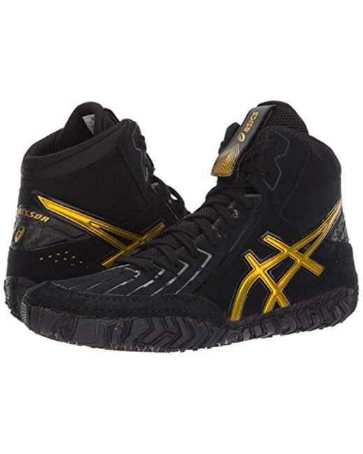 Asics S Aggressor 3 Wrestling Shoe in Black for Men Lyst