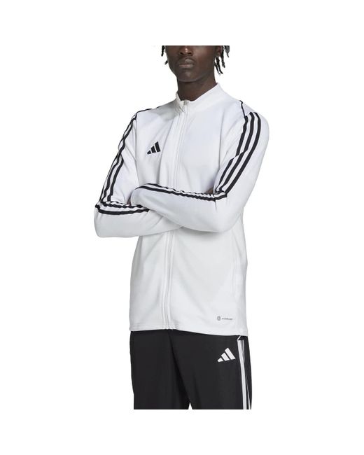 Adidas White Tiro 23 League Training Jacket for men