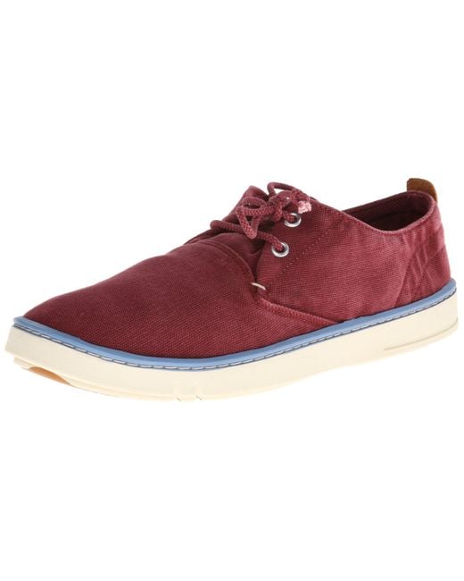 Timberland Hookset Handcrafted Oxford,burgundy,14 M Us in Red for Men | Lyst