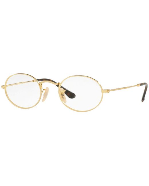 Ray-Ban Black Rx3547v Oval Prescription Eyeglass Frames