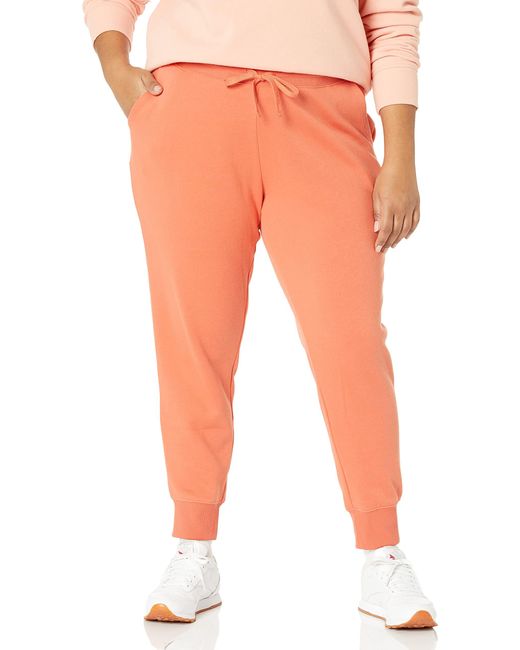 Amazon Essentials Orange Fleece Jogger Sweatpant