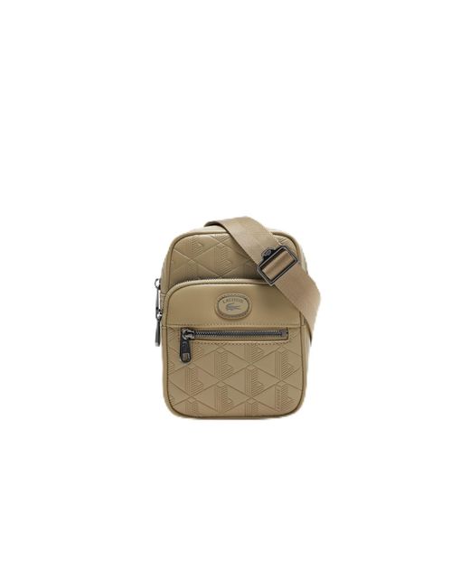 Lacoste Natural Small Crossover Bag for men