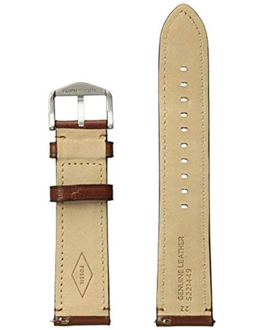 Fossil 22mm Leather Watch Band Lyst