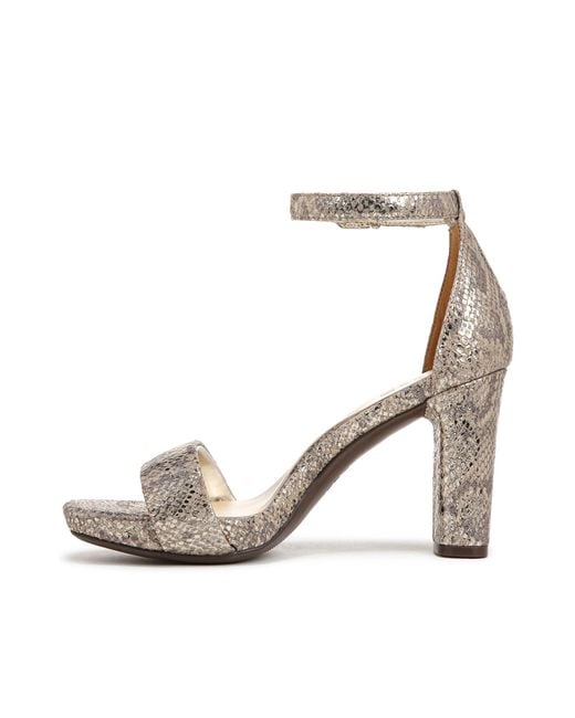 Naturalizer Natural S Joy Heeled Sandal Dark Gold Snake 9.5 W
