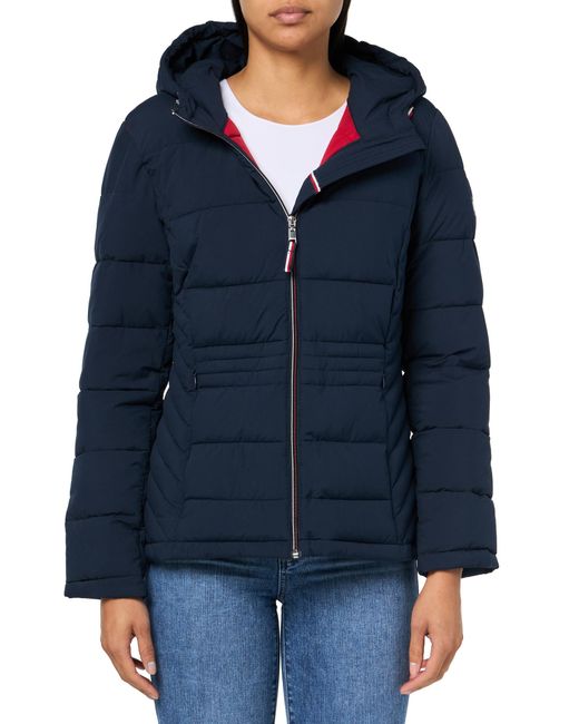 Tommy Hilfiger Blue Womens Outerwear Jacket,navy,medium