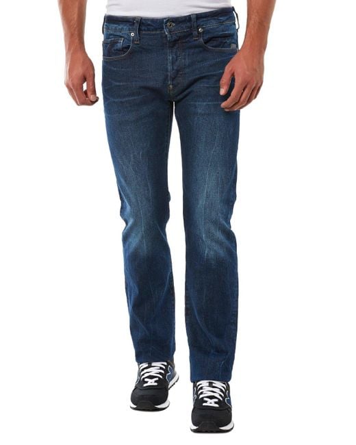 G-Star RAW Denim Revend Straight Jeans in Blue for Men - Save 35% | Lyst