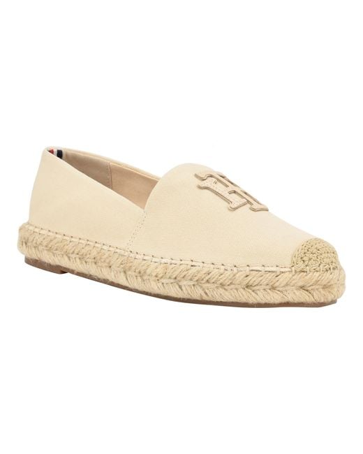 Tommy Hilfiger White Peanni (Light Natural) Sandals