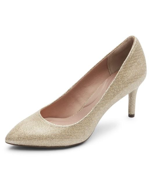 Rockport Natural Total Motion 75mm Pointed Toe Pump
