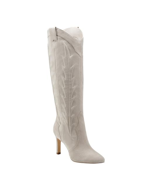 Marc Fisher Gray Rolly Knee High Boot