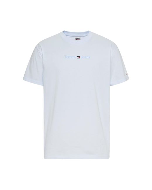 Tommy Hilfiger White Short Sleeve Tommy Jeans Graphic T-shirt for men