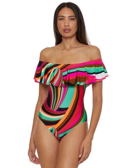 Trina Turk Atlas Ruffle One-Piece Swimsuit